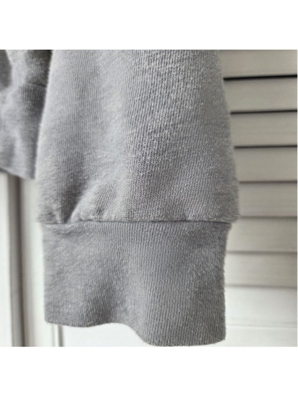 Women's PINK Victoria's Secret Gray & White Hoodie, Size L - Picture 5 of 14
